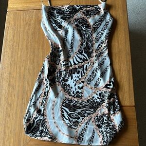 Chic Animal Print Dress